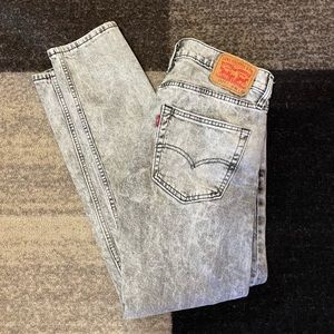 Levi’s 512 acid washed jeans